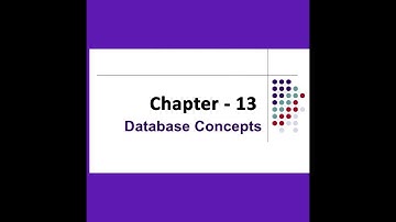 II PUC - Chapter 13 - Database Concepts - part 3