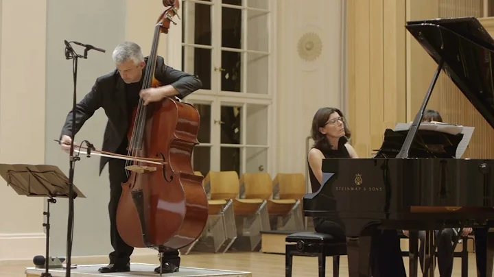 BRAHMS - Sonata A major op.100 (3. movement) Boo Paradik (db) & Maria Sofianska (pno) live 2013