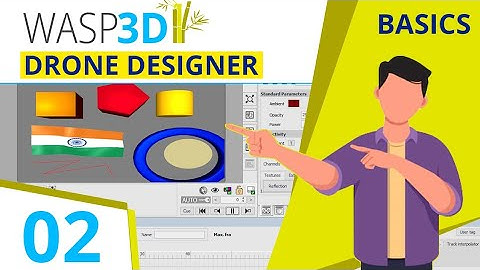 Drone Designer Basics - Part 02 | Primitive Objects | #Wasp3D Tutorials