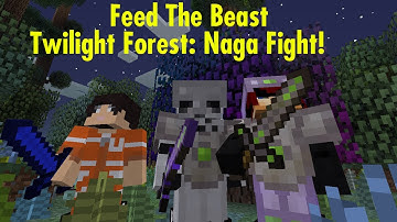 FTB - Twilight Forest Naga Fight