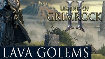 Legend of Grimrock 2 - How To Defeat Lava Golems In Desert (Power Gem, Meteor Plate & Gold Key)