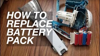 Black and decker pivot 18v lithium repair(power on failure), battery  replacement 