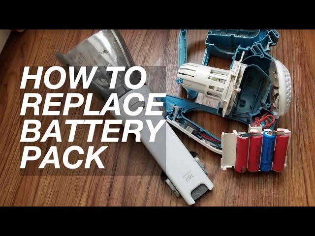 EASY DIY Replace 16v Black & Decker Hand Vacuum Battery How to CHV1410L  lithium Cordless Vac 