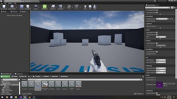 Blender 2.8 FPS animation to UE4 Part 20: "Adding hip shooting to our montage"