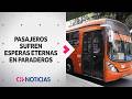 Municipio de Puente Alto acusa reducción en frecuencia de micros: Pasajeros sufren eternas esperas