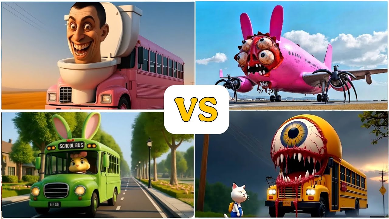 ИТАЛЬЯНСКИЙ ПОБЕГ ИЗ BRAINROT АВТОБУС SKIBIDI🆚PINKI ЗАРАЖЕННОЕ НЕБО🆚ЗЕЛЕНЫЙ ШКОЛЬНЫЙ АВТОБУС🆚ПОЖИ...