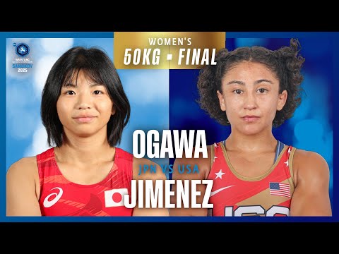 Rinka OGAWA JPN Vs Audrey Rae JIMENEZ USA U20 WORLD CHAMPIONSHIPS 2025 Gold Medal WW 50Kg