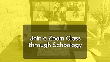 Join a Zoom Class through Schoology