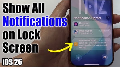 Hoe u meldingen op het vergrendelscherm van iPhone iOS 26 kunt bekijken
