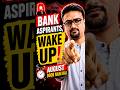 🚨 🏦 Bank Aspirants, Wake Up! August Door Nahi Hai ⏰🔥 #ytshorts #bankingexams