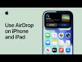 How to use AirDrop on iPhone and iPad | Apple Support