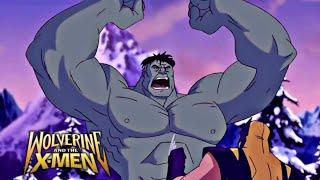 Hulk vs Wolverine | Wolverine and The X-Men 'Wolverine vs Hulk' (1080p)