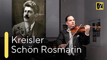 KREISLER: Schön Rosmarin (Fair Rosemary) | Antal Zalai, violin 🎵 classical music