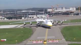 Airport Zurich: First Antonov An-225 „Mriya