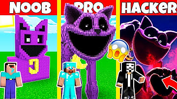 CATNAP POPPY PLAYTIME CHAPTER 3 DEEP SLEEP HOUSE BUILD CHALLENGE - NOOB vs PRO vs HACKER / Animation