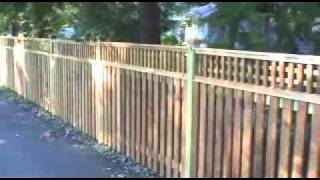 With a lot of old style charm, this beautiful cedar western style fence provides the customers with exactly what they needed and 