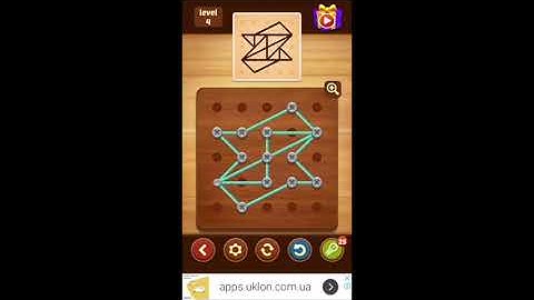 Line Puzzle: String Art. Ginkgo. Levels 1 - 10. Walkthrough.