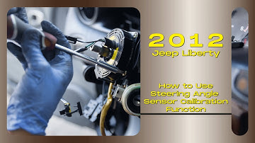 How to Use Steering Angle Sensor Calibration Function on SDS | 2012 Jeep Liberty