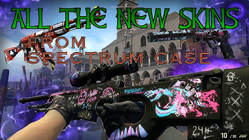 CS:GO SPECTRUM CASE ALL SKINS 2017 SHOWCASE