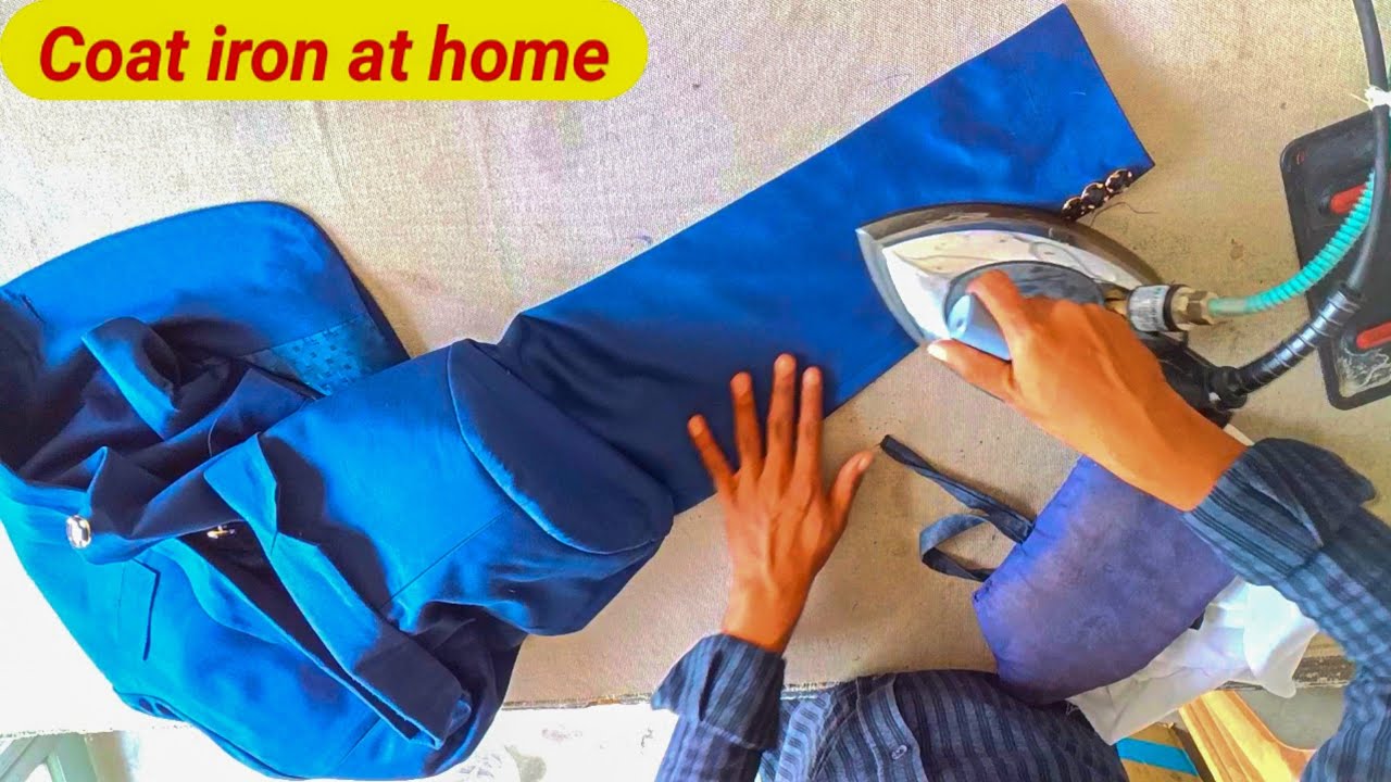 coat press karne ka tarika / coat iron at home / how to iron coat YouTube
