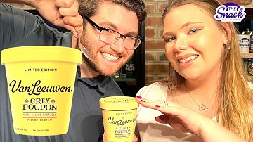 Curtis & Aimee Taste the Van Leeuwen Artisan Ice Cream Grey Poupon Dijon w Pretzels French Ice Cream