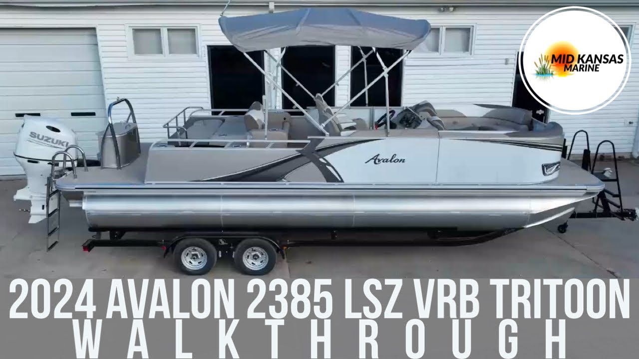 2024 Avalon 2385 LSZ Versatile Rear Bench Tritoon Walkthrough