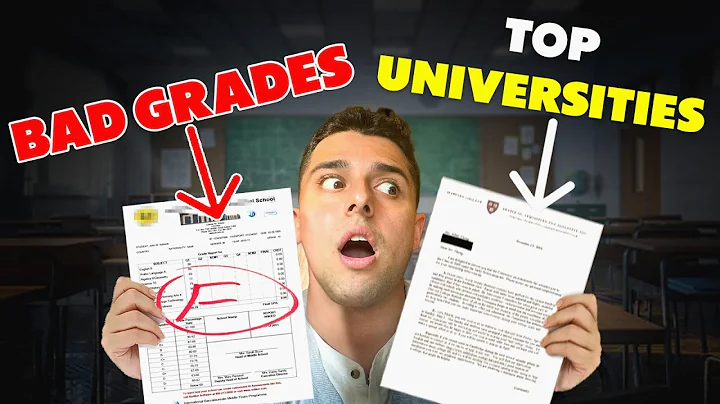 Admission in top universities if you have LOW GRADES