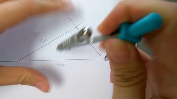 Construct triangle, perpendicular bisector of each side, and a circle