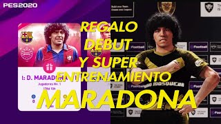 ICONIC MOMENT -MARADONA. SUPER REGALO CON DEBUT Y ENTRENAMIENTO MYCLUB #54 PES 2020