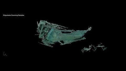 Shipwreck 3D scan samples