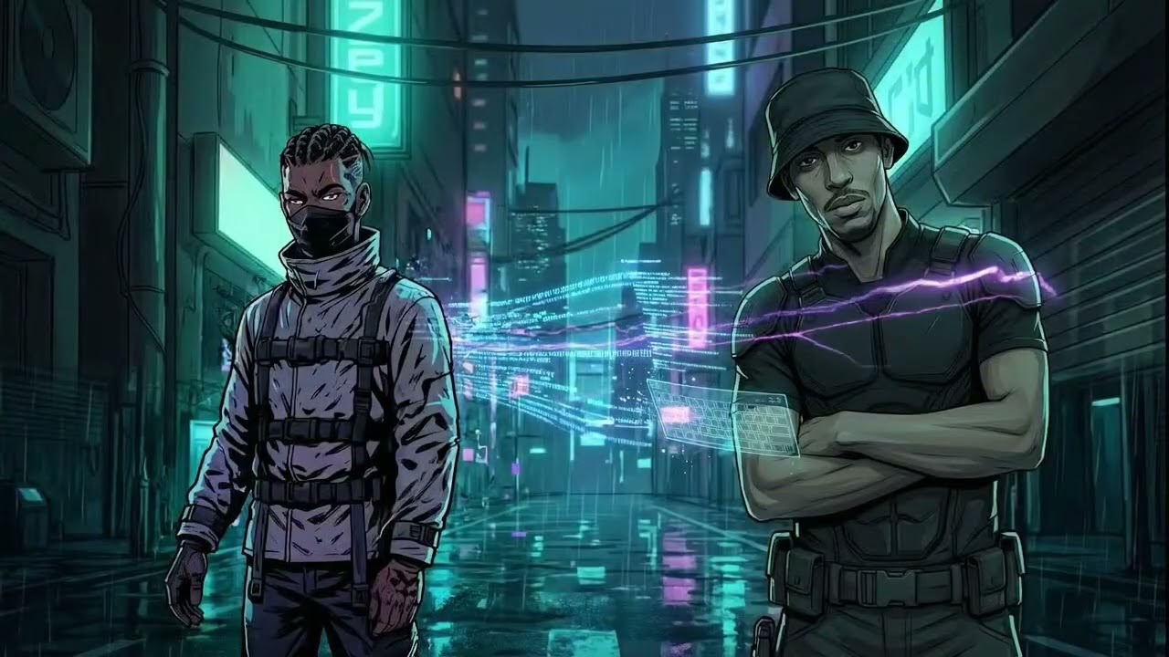 ALLEGEDLY // AI Data War 🔥 (Cyberpunk Firewall Battle Music Video)