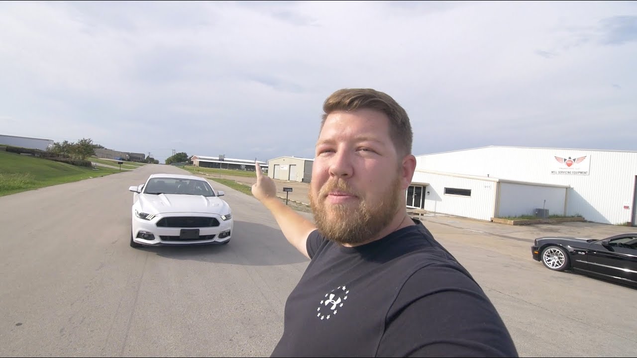 Jerk In A Mustang Interrupts Filming!!! - YouTube