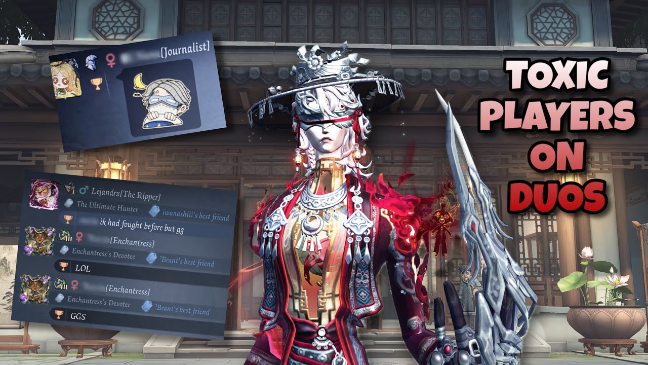 TOXIC PLAYER on duo hunters gets HUMBLED 💀😭 | Identity V Ripper Gameplay