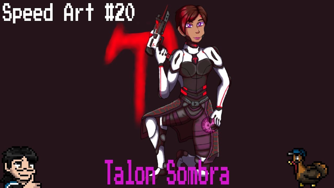 Talon Sombra -Overwatch Fanart- (Speed Art #20)