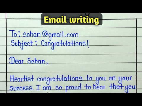 Format of email writing 2023 || Email writing format