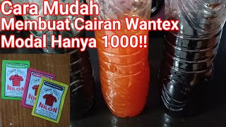 Cara Mudah Membuat Cairan Pewarna Wantex  Modal Hanya 1000!! || Persiapan Ujian Praktek SBDP Kelas6