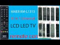HAIER RM L1313 Original Huayu Remote Control for LCD & LED TVs