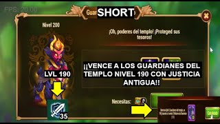 Short ¡¡Gana a Guardianes del Templo 190 CON BUFF!! Hero Wars Dominion Era