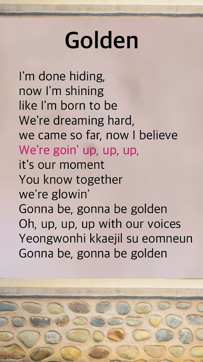 Golden | HUNTR/X (EJAE, AUDREY NUNA, REI AMI) KPop Demon Hunters