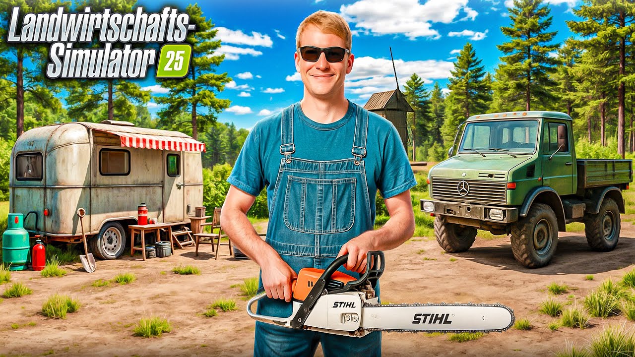 Ich habe 1 Jahr auf einer verlassenen Farm überlebt! Landwirtschafts-Simulator 25