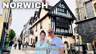 Norwich Walking Tour 🇬🇧 A Historic City with Modern Vibrancy