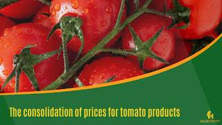 The consolidation of prices for tomato products