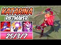 S+ RIFTMAKER KATARINA MID - NEW ITEMS INSANE HEALING | Full AP Build & Runes | League of Legends