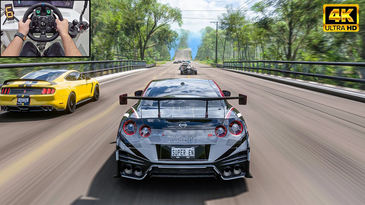Nissan GTR R35 NISMO VS Supercars - Forza Horizon 5 | Logitech G923 Steering Wheel