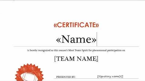 كيفية عمل شهادات مدرسية على الورد والاكسل دمج المراسلات mail merge بأستخدام قوالب الشهادات الجاهزة