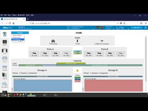 Dell EMC PowerVault ME4 Series: Attaching a VMware ESXi 6.5 Host to a ME4 Array with SAS HBA