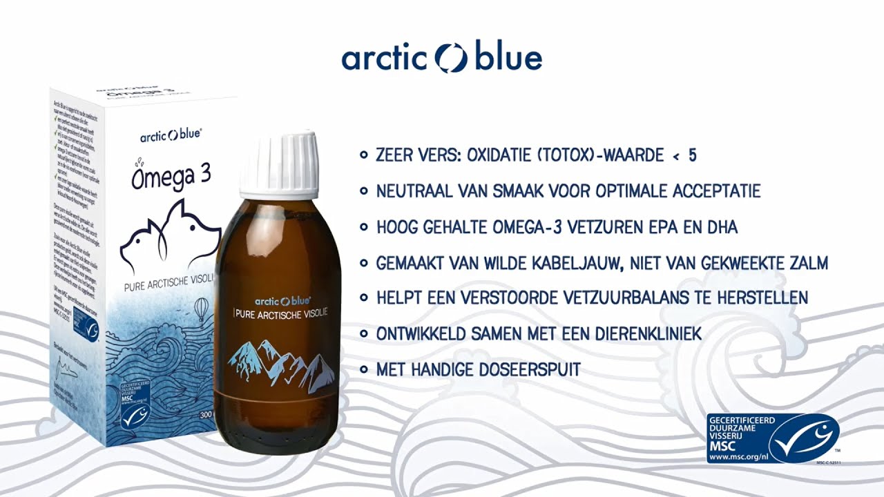 Luidspreker borstel Kardinaal Pure Arctische Omega-3 Visolie - Dierapotheker.be