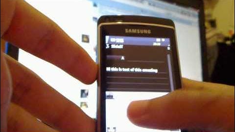 SlideIt Demoed on Samsung i 8910 Omnia HD