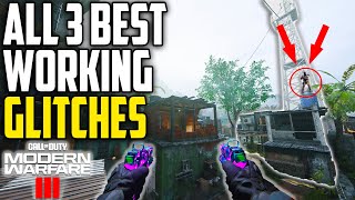 Modern Warfare 3 ALL 3 BEST WORKING GLITCHES & Spots On UNDERPASS In One Video