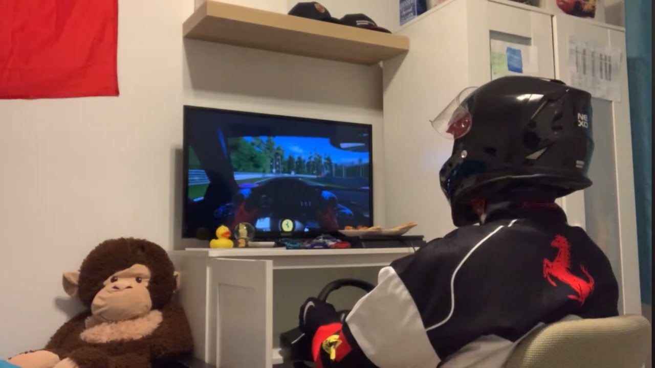 Lets Play: GT7 with Ferrari PlayStation Racing Wheel T80 | Jumping Horse 